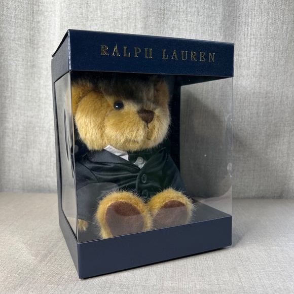 ❤️ Ralph Lauren Bear Toy in Tuxedo - Picture 7 of 7